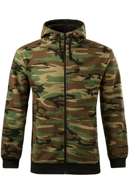Camouflage-sweatshirt voor heren - camouflage bruin, S