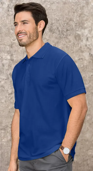 Los poloshirt voor heren, koningsblauw Los poloshirt voor heren, koningsblauw