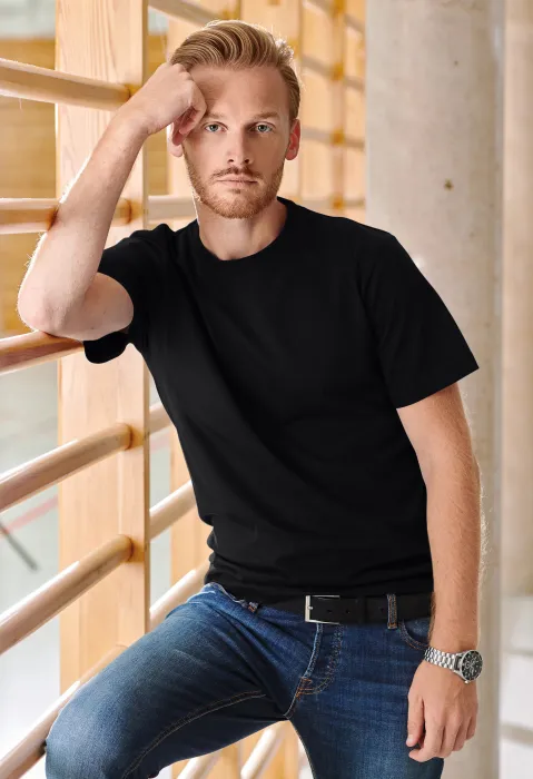 Zwaar T-shirt, zwart