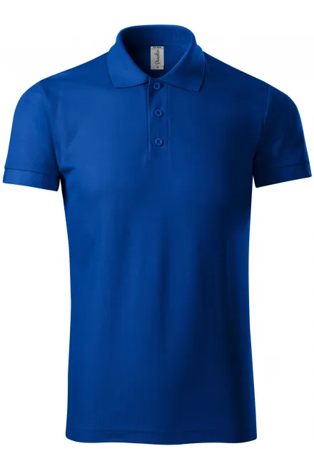 Comfortabel herenpoloshirt - koningsblauw, S