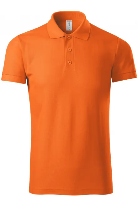 Comfortabel herenpoloshirt - oranje, S