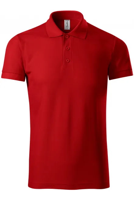 Comfortabel herenpoloshirt - rood, S
