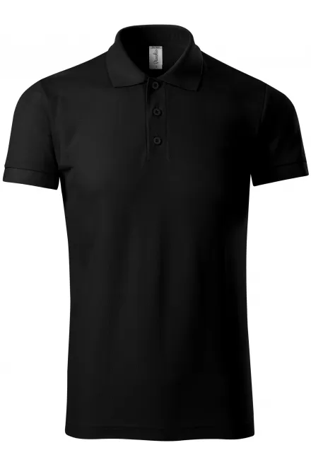 Comfortabel herenpoloshirt - zwart, S