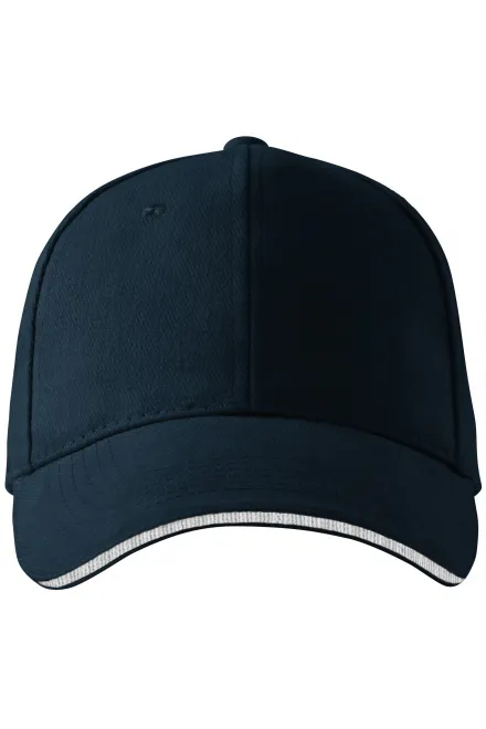 Contrasterende pet - donkerblauw, verstelbaar