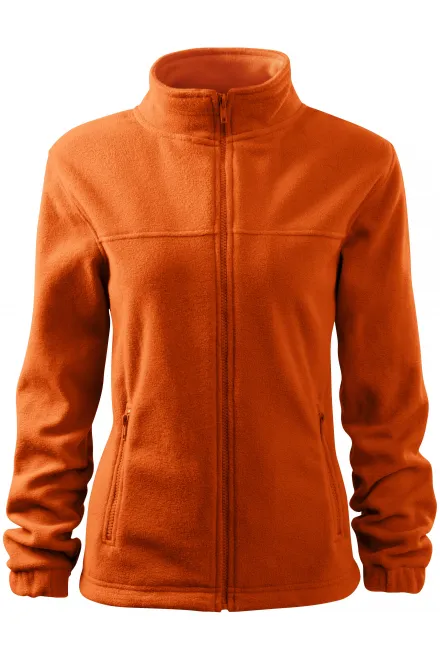 Dames fleecejack - oranje, XL