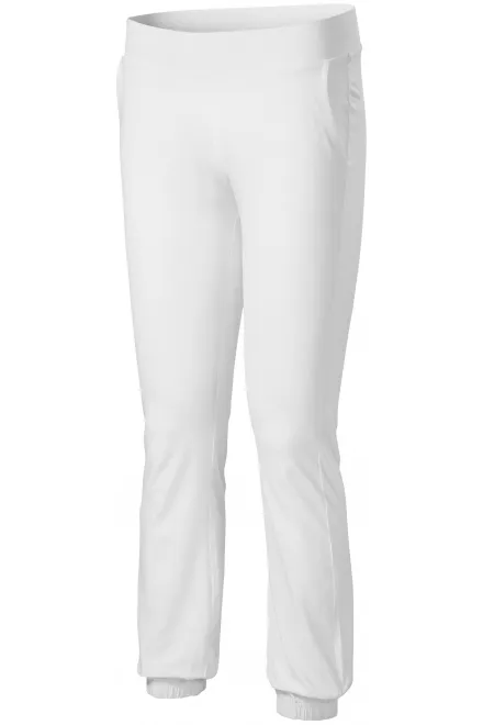 Dames joggingbroek met zakken, witte