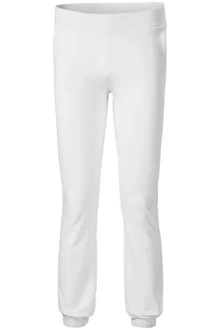 Dames joggingbroek met zakken - witte, M