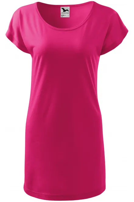 Dames lang T-shirt/jurk - purper, M