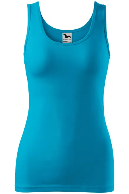 Dames singlet - turkoois, XS