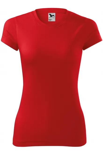 Dames sport T-shirt - rood, M
