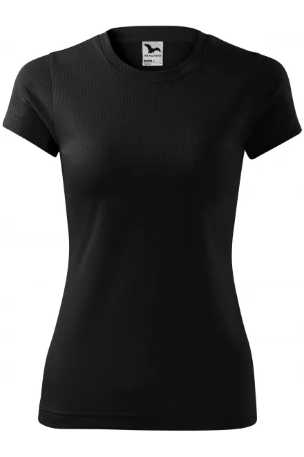 Dames sport T-shirt - zwart, M