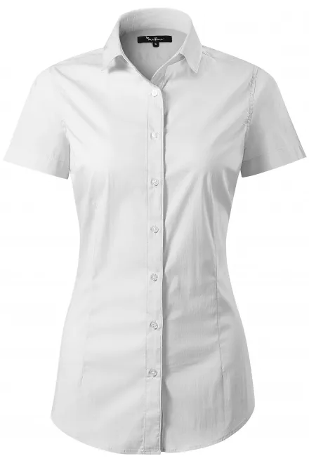 Damesblouse Slim fit - witte, M