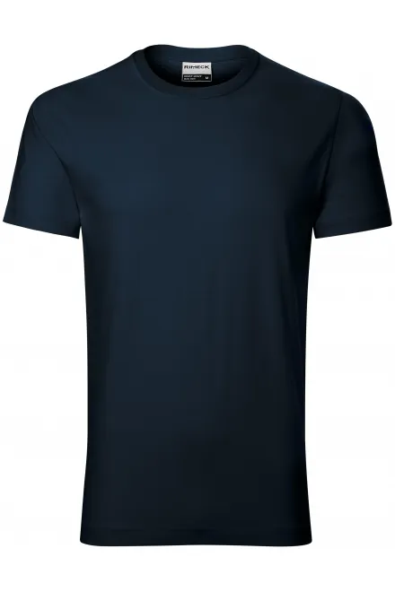 Duurzaam heren-T-shirt - donkerblauw, XL