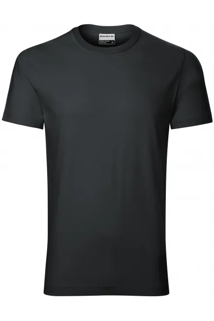 Duurzaam heren-T-shirt - ebbenhout grijs, XL
