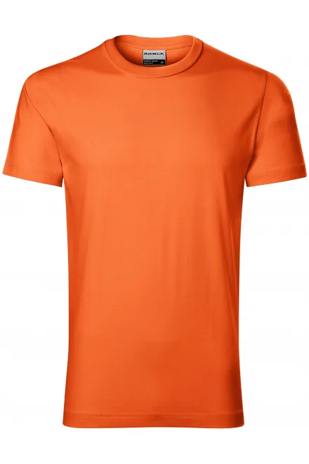 Duurzaam heren-T-shirt - oranje, XL