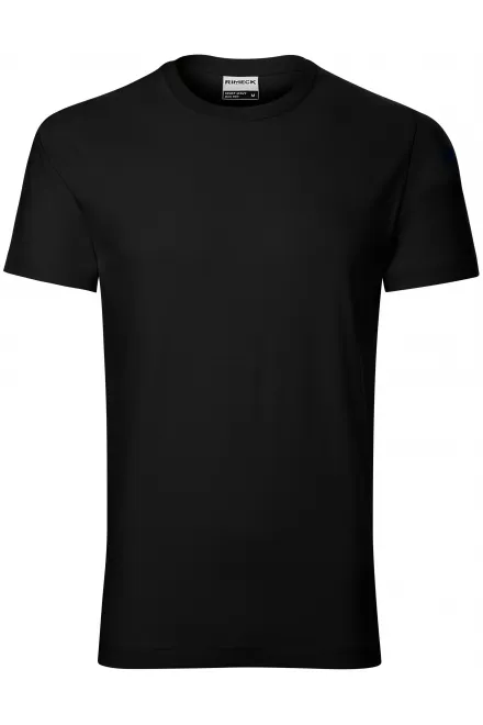 Duurzaam heren-T-shirt - zwart, XL