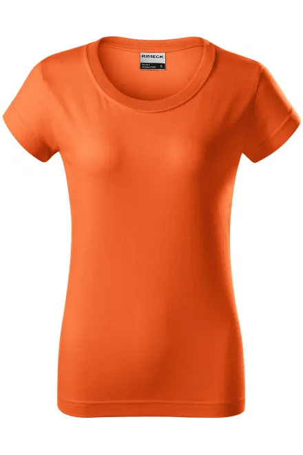 Duurzaam zwaargewicht dames T-shirt - oranje, M