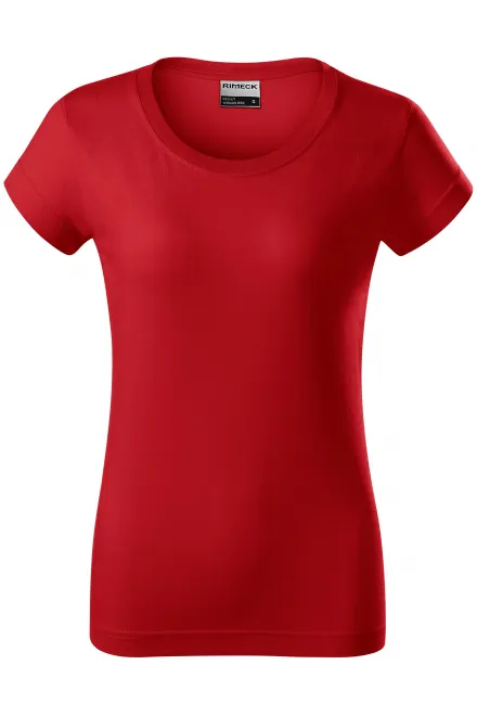 Duurzaam zwaargewicht dames T-shirt - rood, M