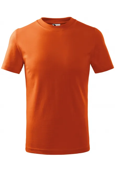 Eenvoudig kinder T-shirt - oranje, 110 cm / 4jaar