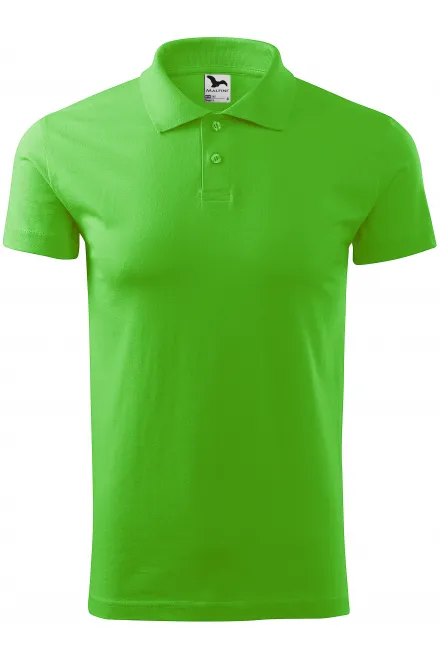 Eenvoudig poloshirt voor heren - appel groen, S