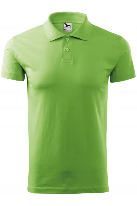 Eenvoudig poloshirt voor heren - erwt groen, S