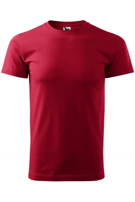 Eenvoudig T-shirt voor heren - marlboro rood, XS