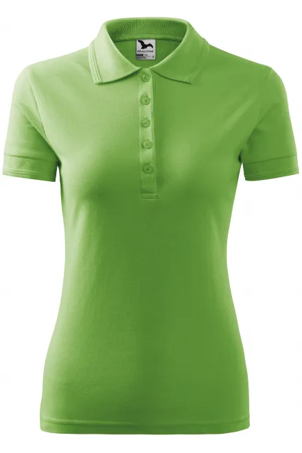 Elegant dames poloshirt - erwt groen, XS