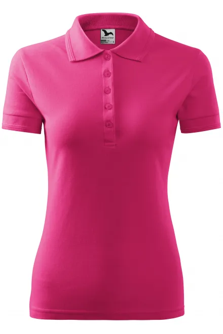 Elegant dames poloshirt - purper, XS