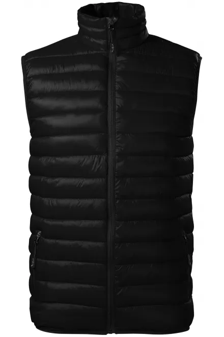 Gewatteerd vest voor heren - zwart, 2XL