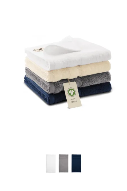 Biologische katoenen handdoek, amandel