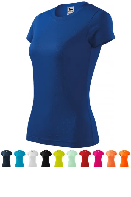 Dames sport T-shirt, koningsblauw