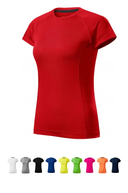 Dames T-shirt voor sport, rood