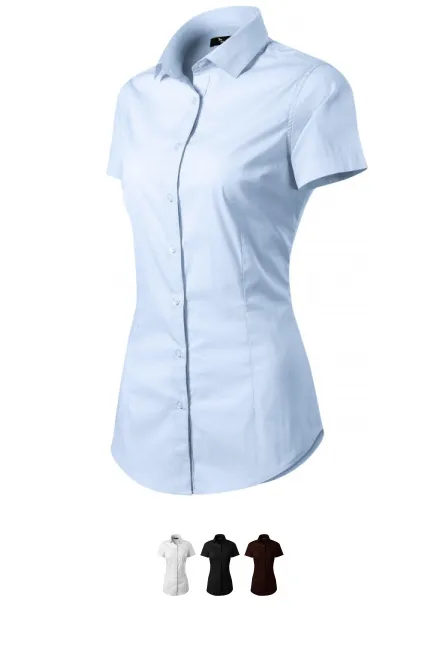 Damesblouse Slim fit, lichtblauw