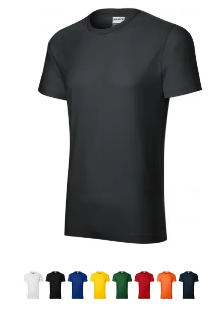 Duurzaam heren T-shirt zwaarder, ebbenhout grijs
