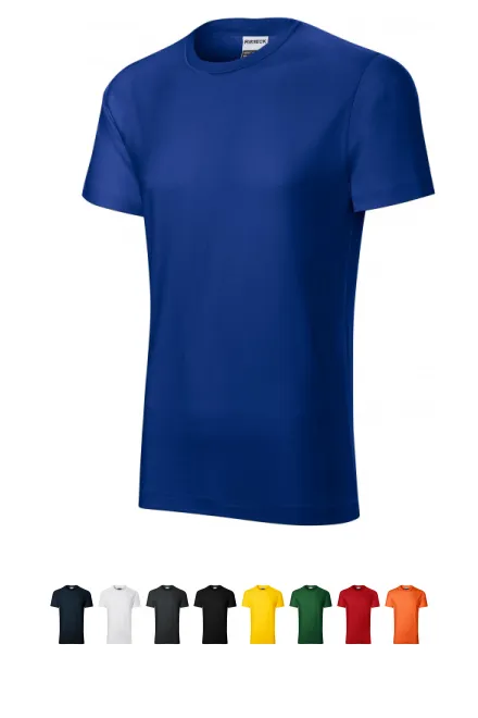 Duurzaam heren T-shirt zwaarder, koningsblauw