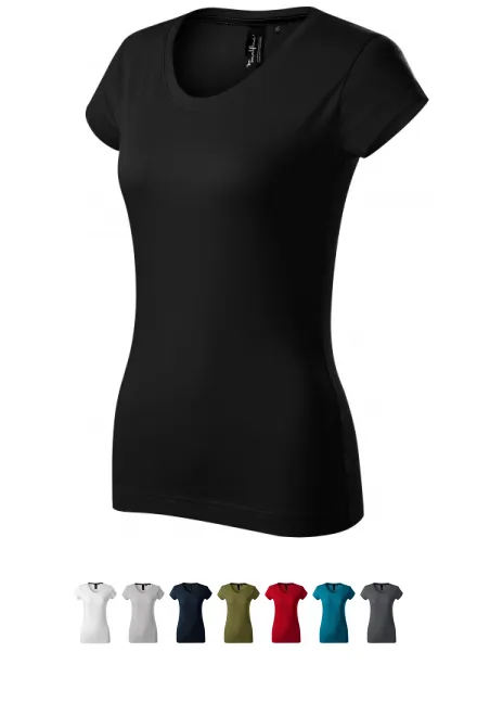 Exclusief dames T-shirt, zwart