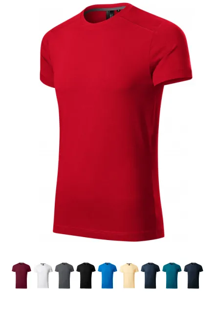 Heren T-shirt versierd, formula red