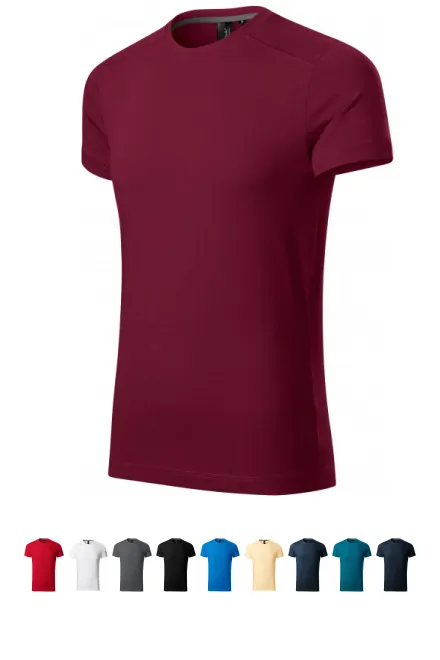 Heren T-shirt versierd, garnet