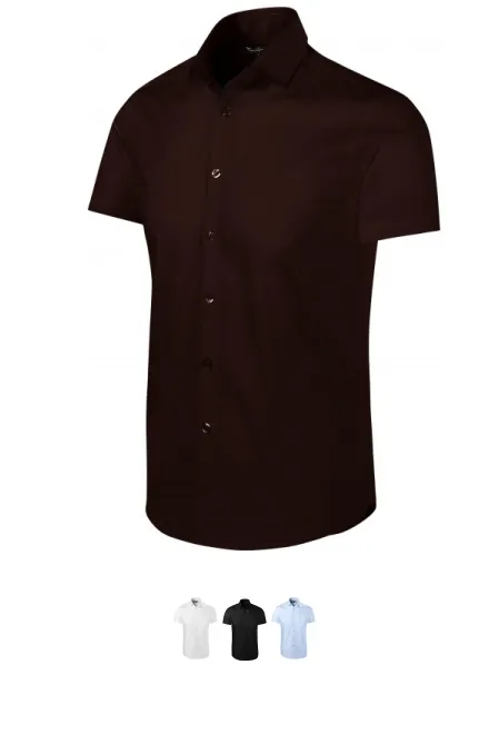 Herenoverhemd - Slim fit, koffie