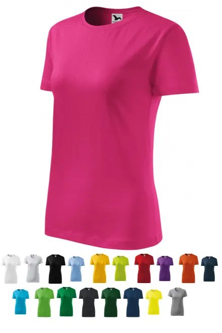 Klassiek dames T-shirt, purper