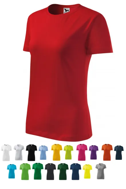 Klassiek dames T-shirt, rood