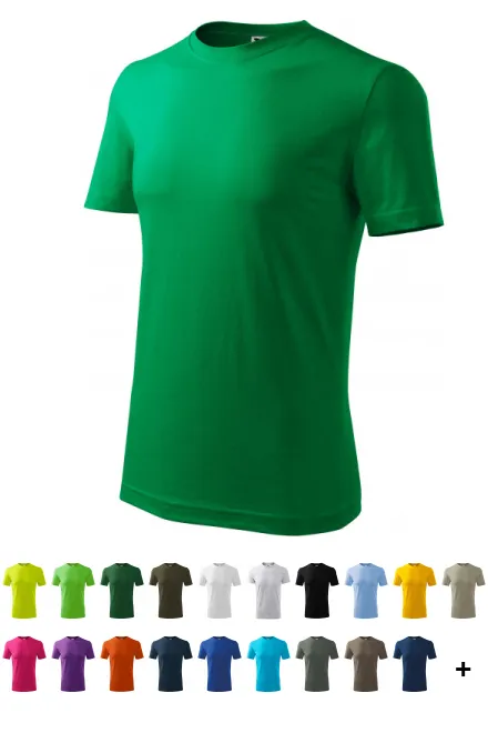 Klassiek T-shirt voor heren, gras groen