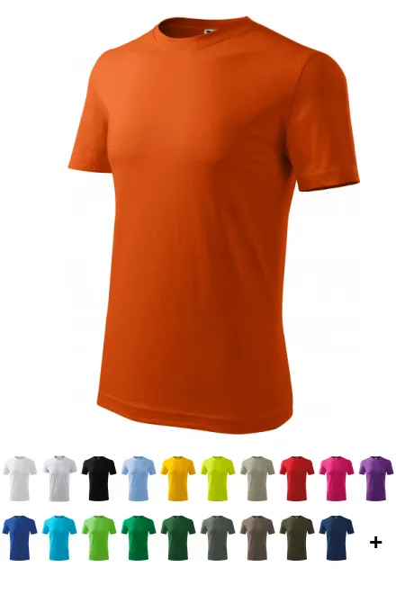 Klassiek T-shirt voor heren, oranje