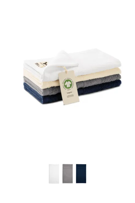 Kleine handdoek van biologisch katoen, amandel