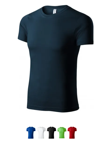 Licht T-shirt, donkerblauw