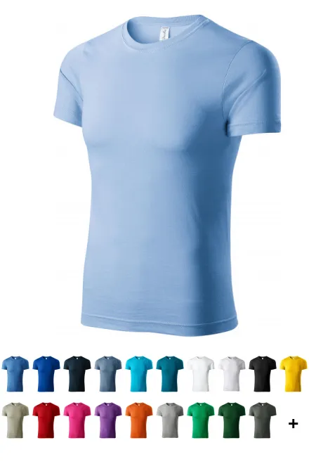 Lichtgewicht T-shirt met korte mouwen, hemelsblauw