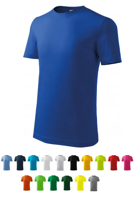 Lichtgewicht T-shirt voor kinderen, koningsblauw