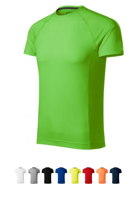Sport-T-shirt voor heren, appel groen