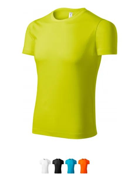 Uniseks sport-T-shirt, Neon Geel