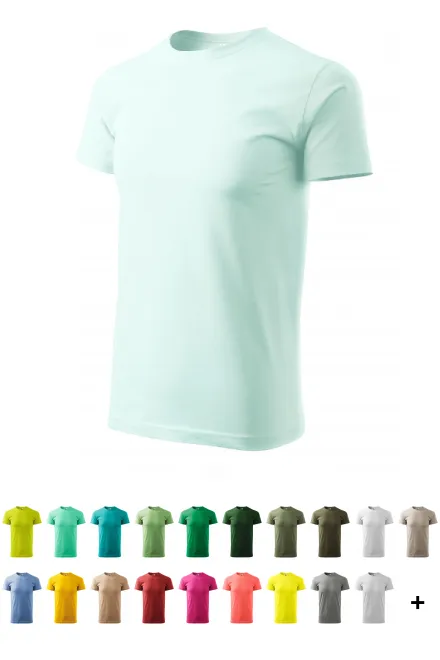 Uniseks T-shirt met een hoger gewicht, ijsgroen